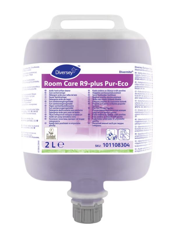 Diversey Room Care R9-Plus Pur-Eco, 2L- засіб для миття ванн, кахелю (концентрат)